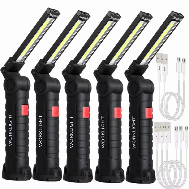 Outdoor Lighting Portable - Portable COB LED Flashlight USB Rechargeable