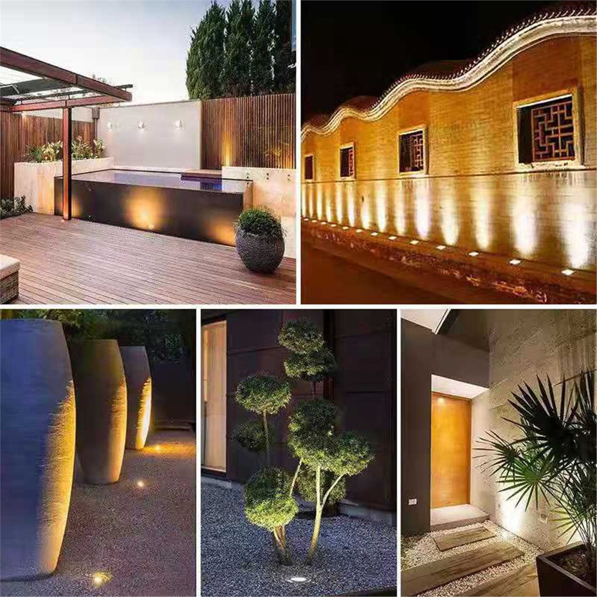 Outdoor Lighting Ground Fixtures - AA19 Underground Light Housing for Outdoor
