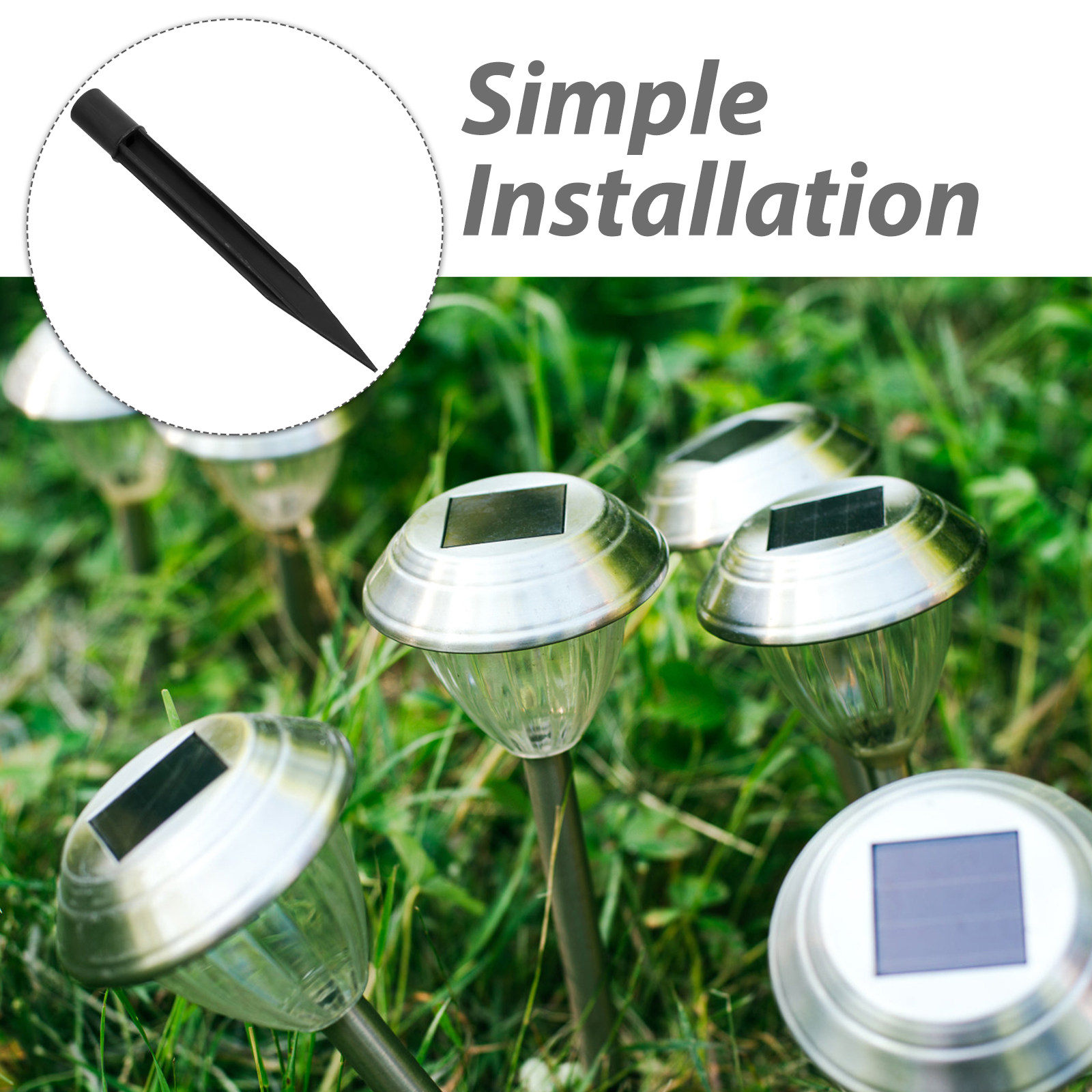 10Pcs Outdoor Stake Lights Pla - đánh giá và giá Outdoor Lighting Ground Fixtures