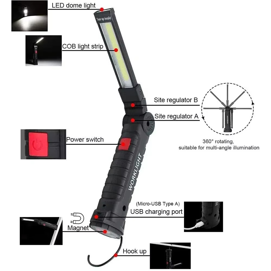 Portable LED Flashlight with M - đánh giá và giá Outdoor Lighting Landscape