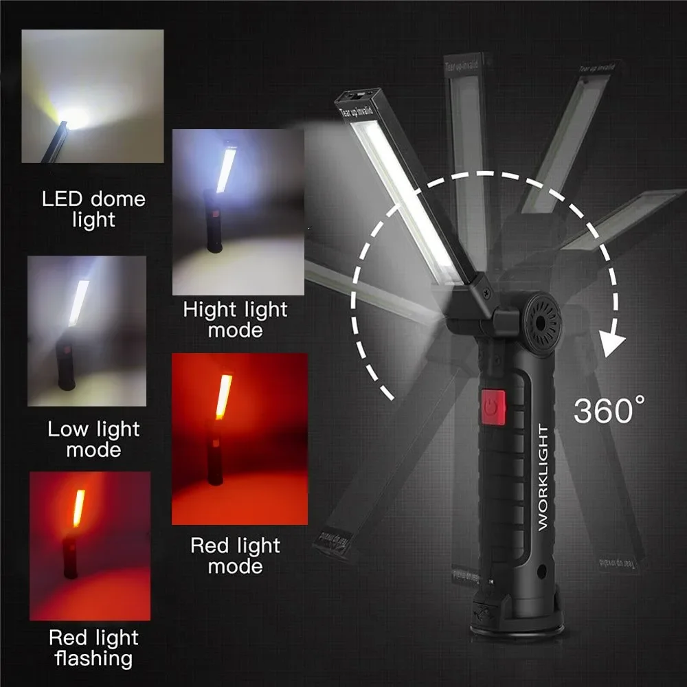 Portable COB LED Flashlight US - đánh giá và giá Outdoor Lighting Portable