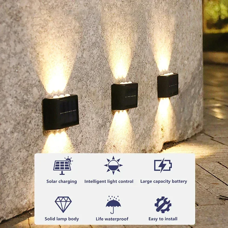 COB Solar Wall Lamp Outdoor Wa - đánh giá và giá Outdoor Lighting Landscape