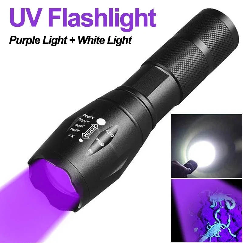 F5 USB Rechargeable Flashlight - đánh giá và giá Outdoor Lighting Black