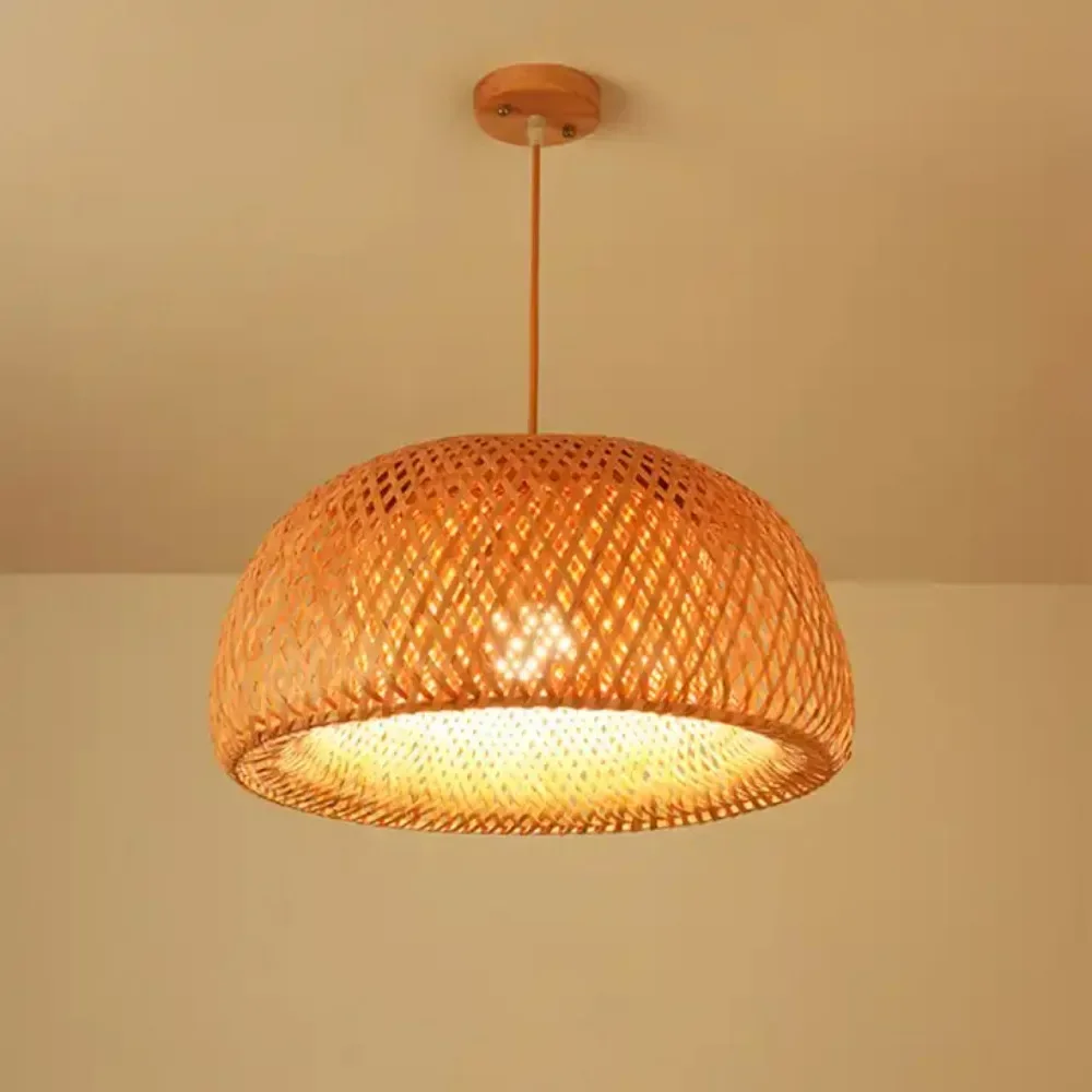 Handmade Wicker Hanging Lamps  - đánh giá và giá Hanging Outdoor Lighting