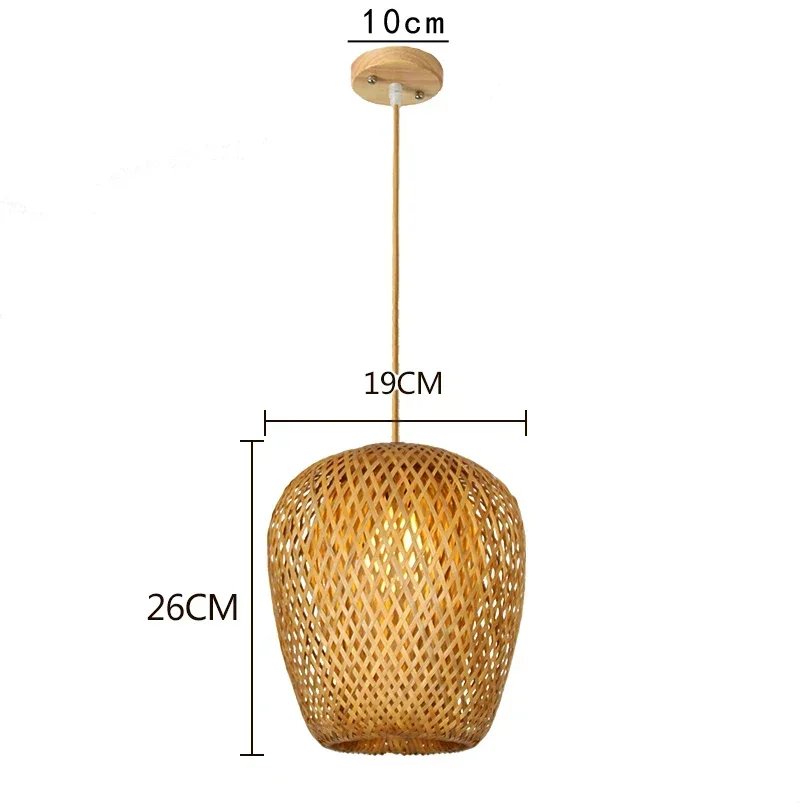 Handmade Wicker Hanging Lamps  - đánh giá và giá Hanging Outdoor Lighting