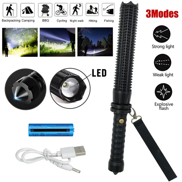USB Rechargeable LED Flashligh - đánh giá và giá Outdoor Lighting Electric
