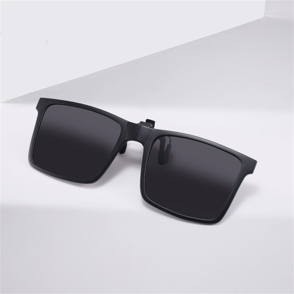 Foldable Men's Sunglasses Clip - đánh giá và giá Outdoor Lighting Black