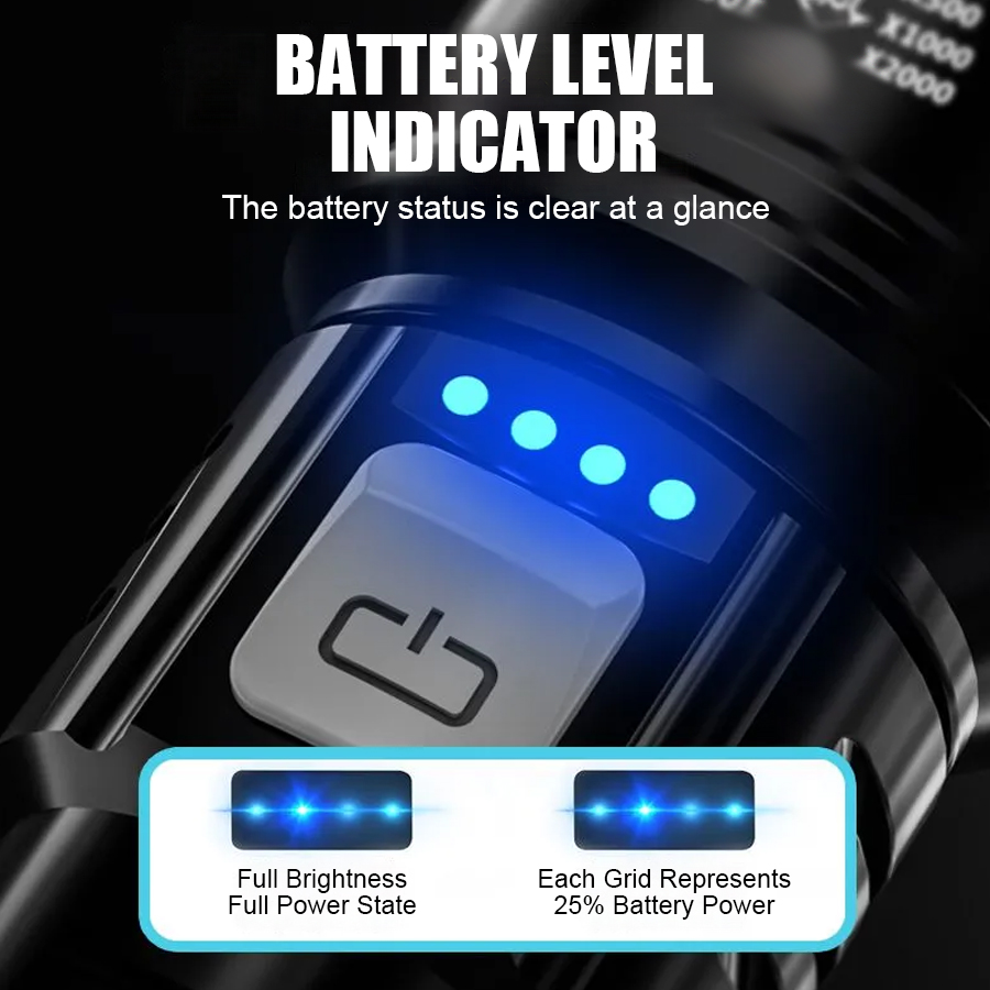 High Power P50 LED Flashlight  - đánh giá và giá Outdoor Lighting Landscape