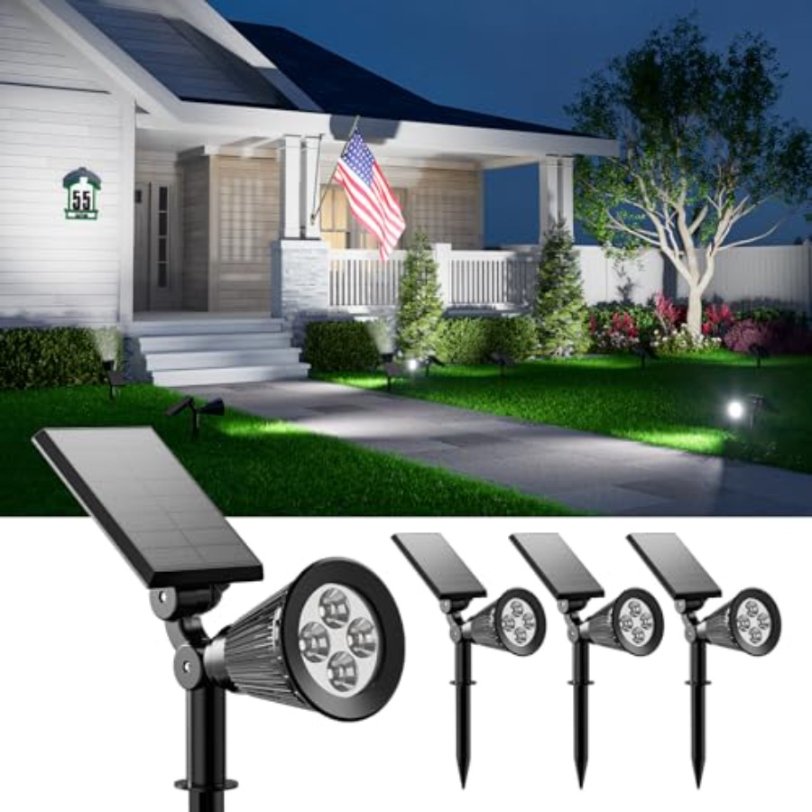 Solar Spotlights Outdoor Water - đánh giá và giá Outdoor Lighting Landscape