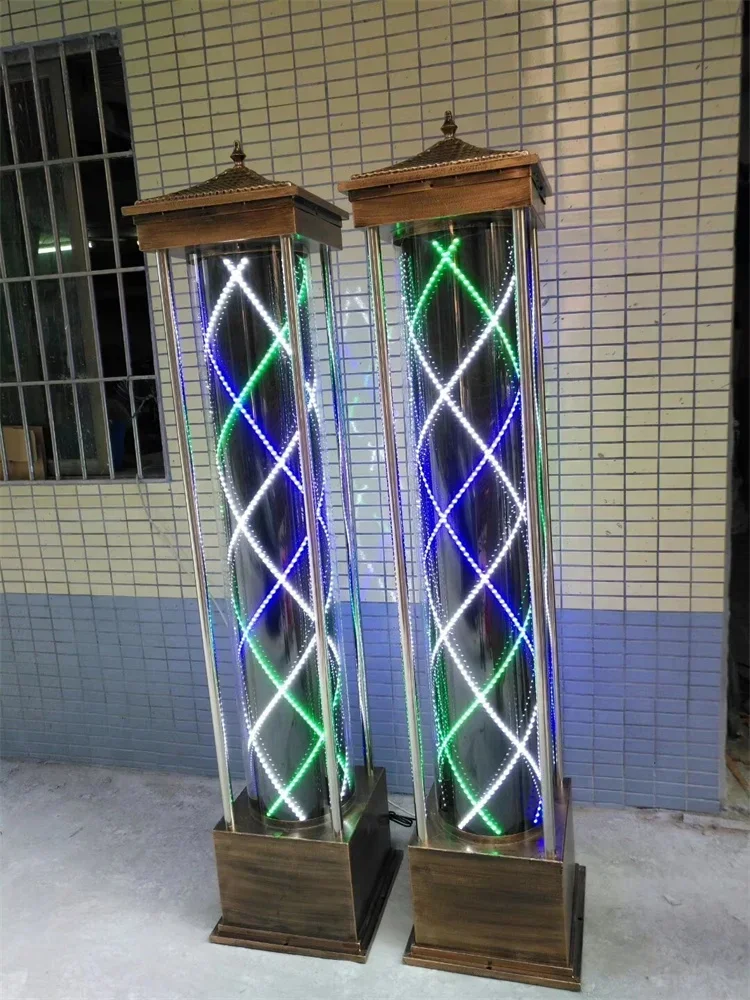 Hair styling sign gold barber  - đánh giá và giá Outdoor Lighting On Sale
