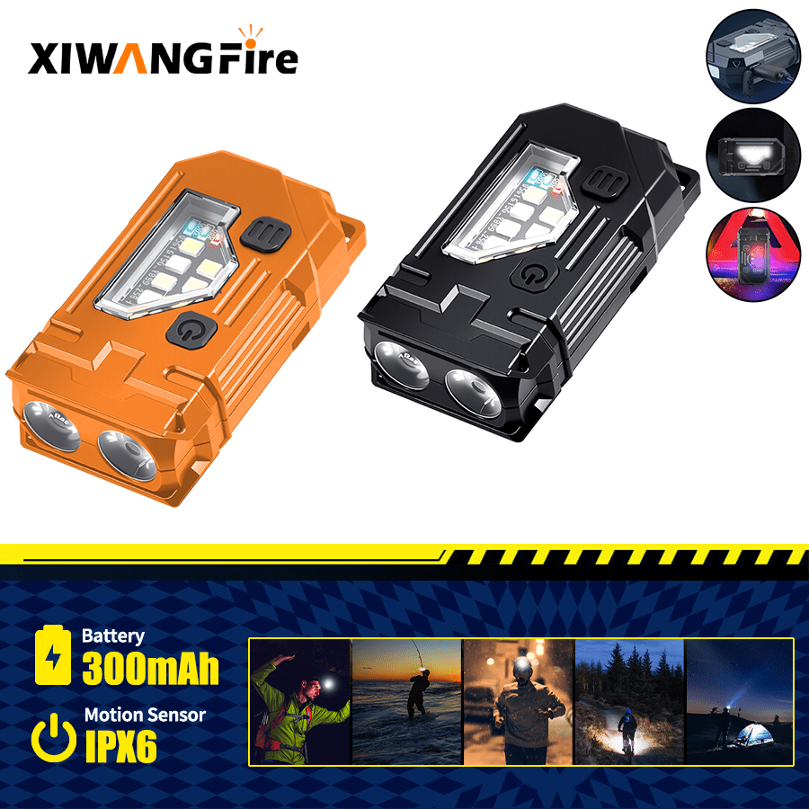 Mini Keychain EDC Flashlight - - đánh giá và giá Outdoor Lighting Black