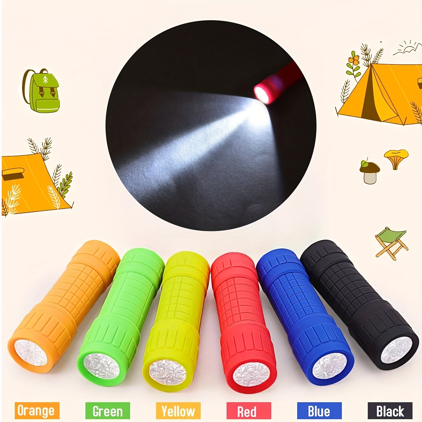 Mini Portable Flashlight Nine  - đánh giá và giá Outdoor Lighting Portable