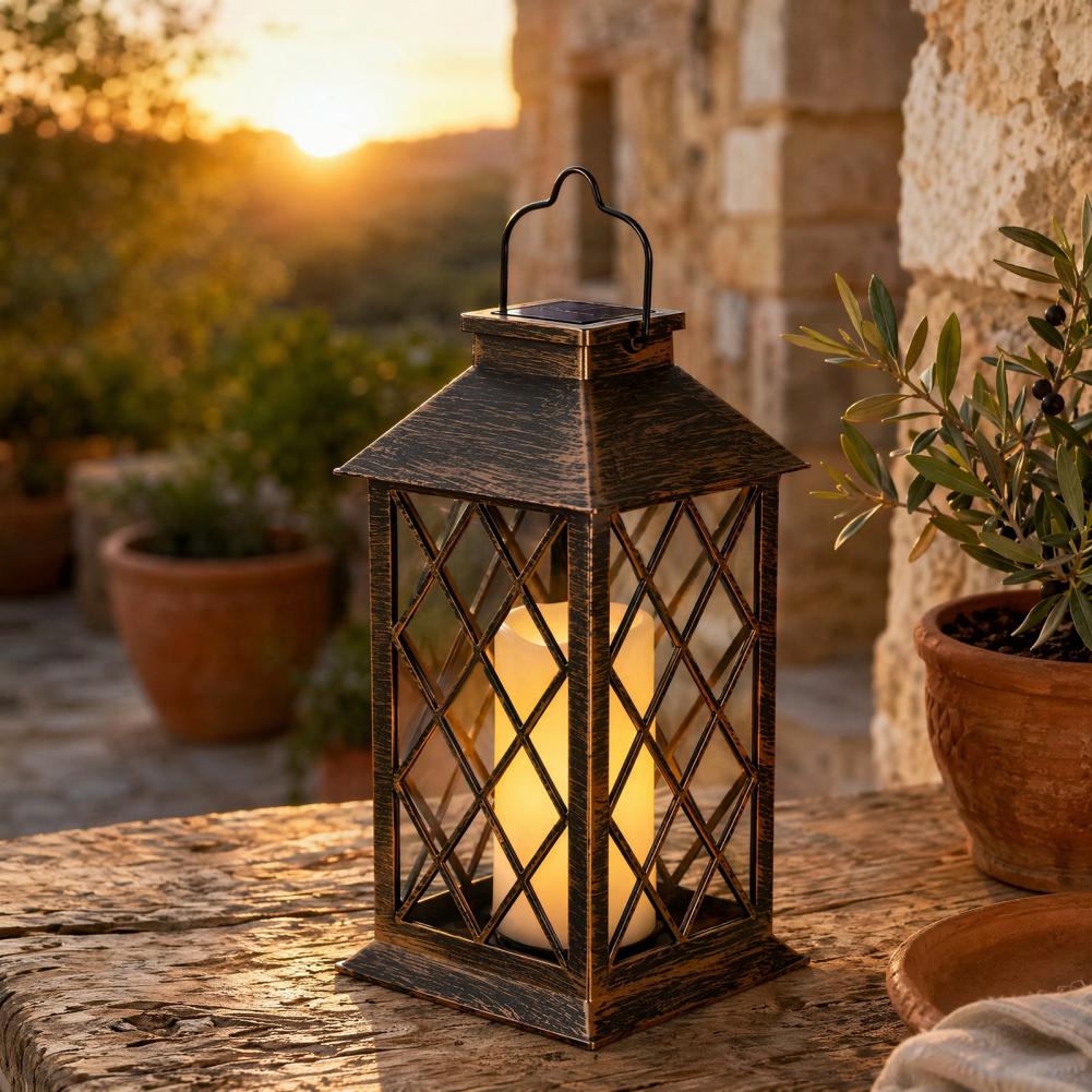 Retro Solar Lantern, Outdoor S - đánh giá và giá Hanging Outdoor Lighting