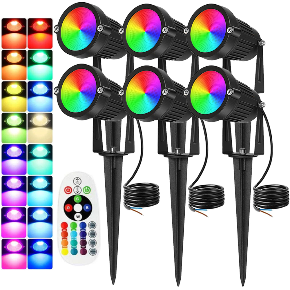 RGBW Landscape Lighting 10W wi - đánh giá và giá Outdoor Lighting Landscape