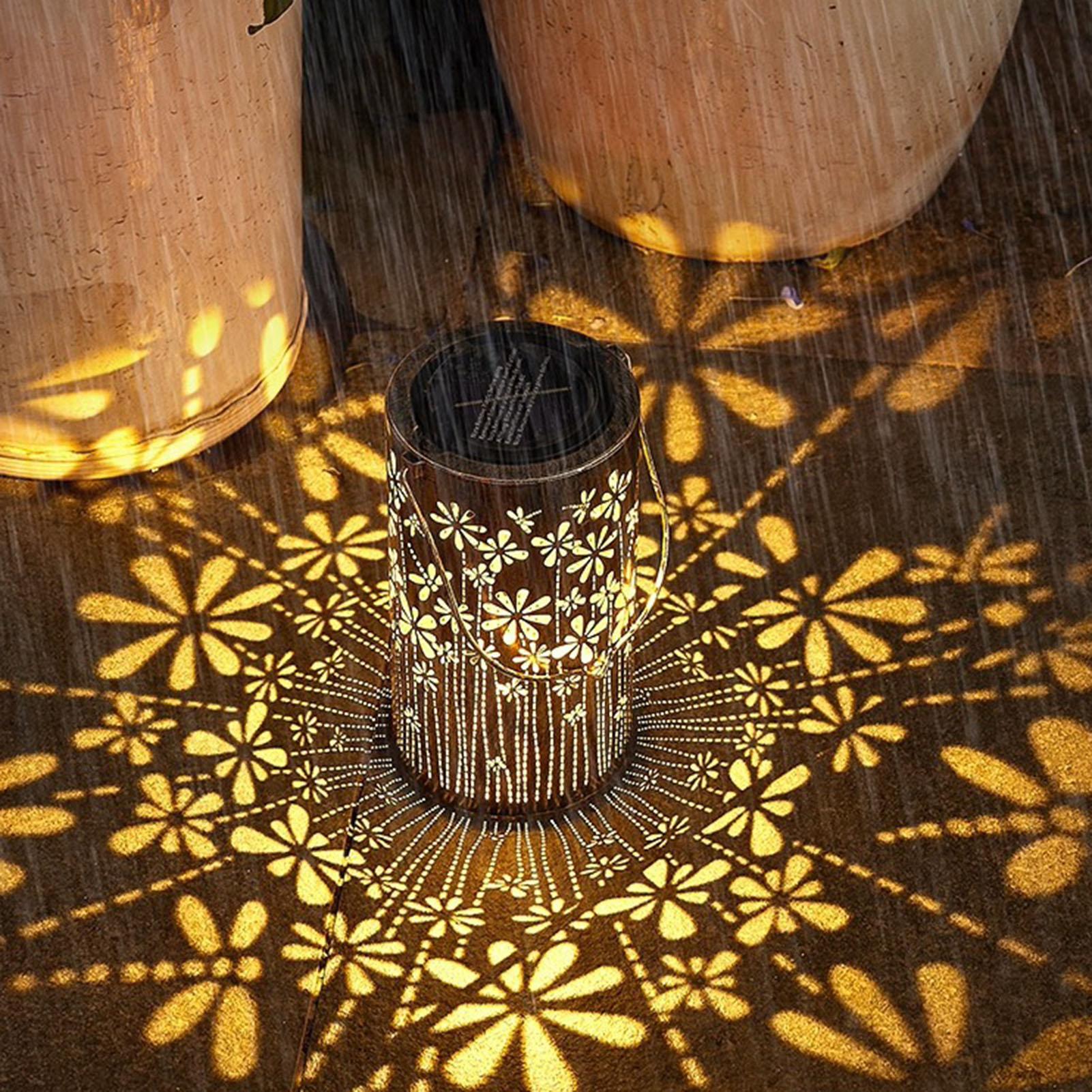 Solar Lanterns Colorful Metal  - đánh giá và giá Outdoor Lighting Landscape