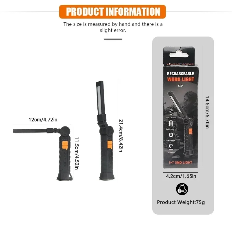 Portable COB LED Flashlight Re - đánh giá và giá Hanging Outdoor Lighting