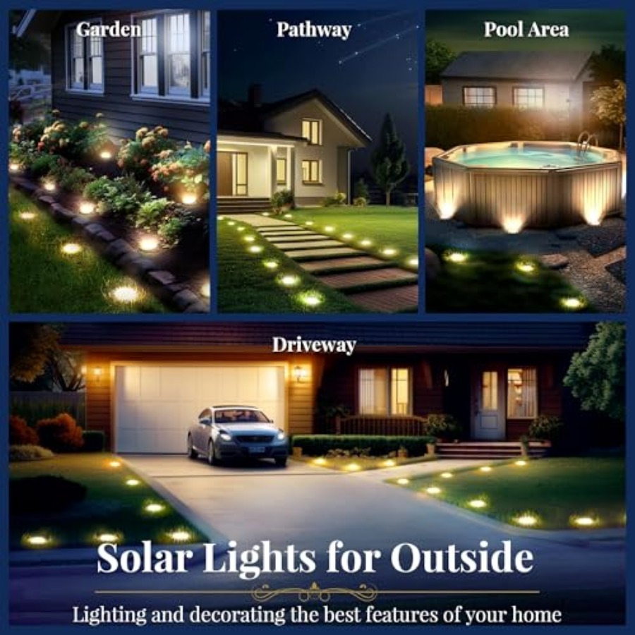 Solar Ground Lights Solar Ligh - đánh giá và giá Outdoor Lighting Landscape