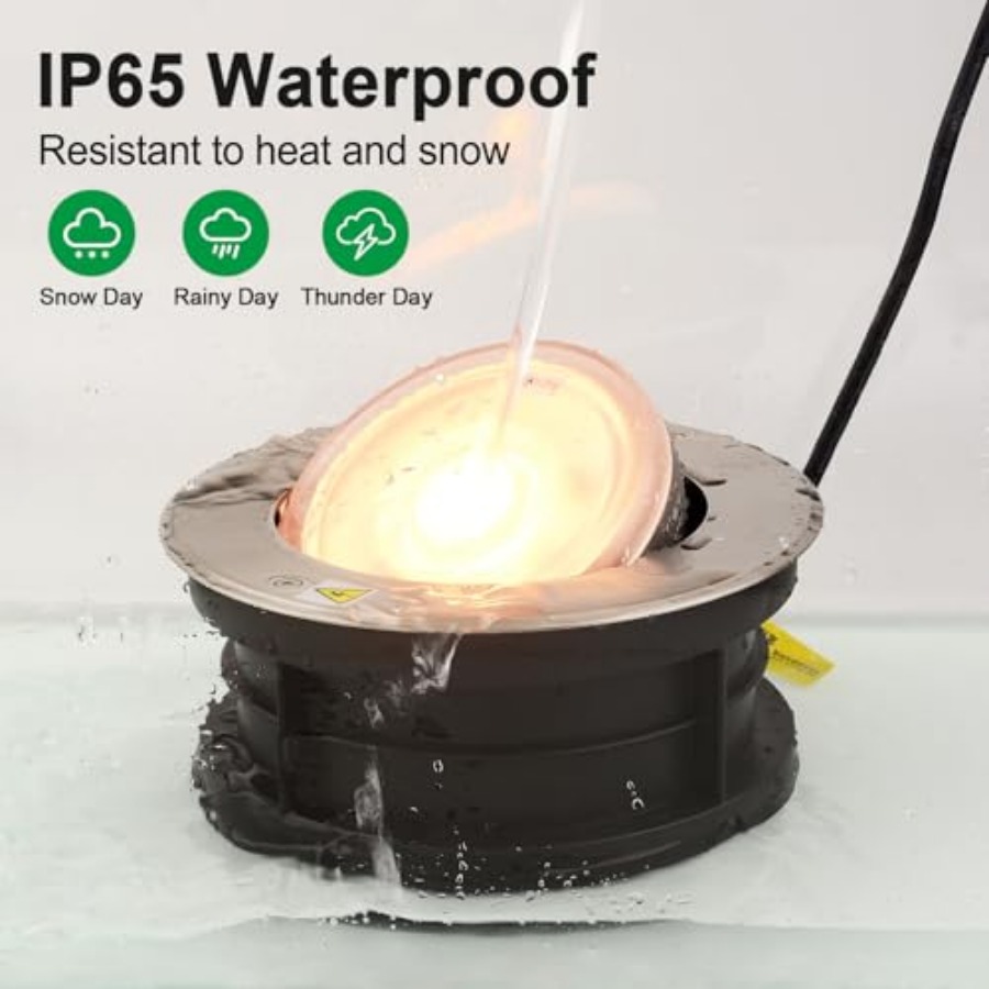 Angle-Adjustable Inground Ligh - đánh giá và giá Outdoor Lighting Ground Fixtures